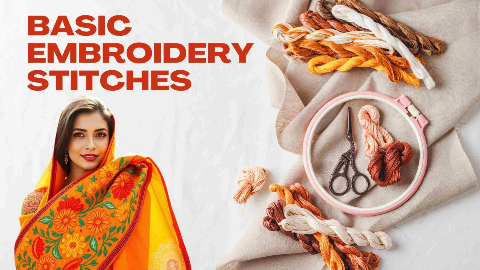 Basic embroidery stitches