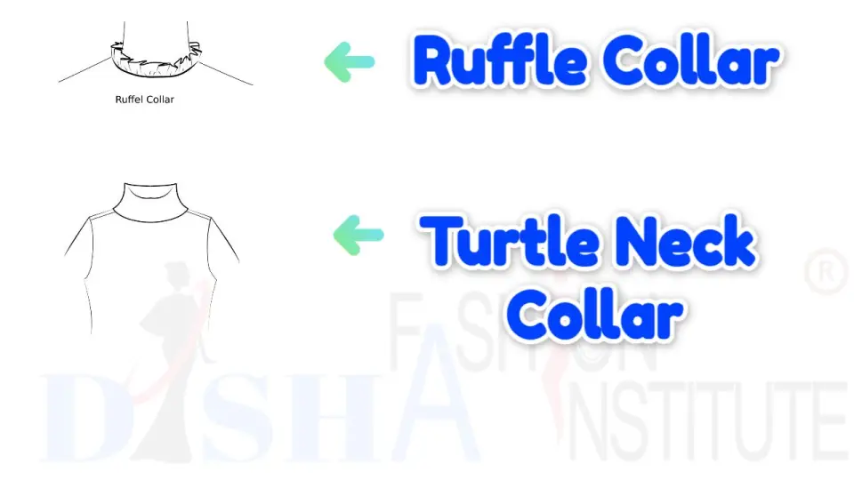 Turle Neck and ruffle collar Turle Neck and ruffle collar